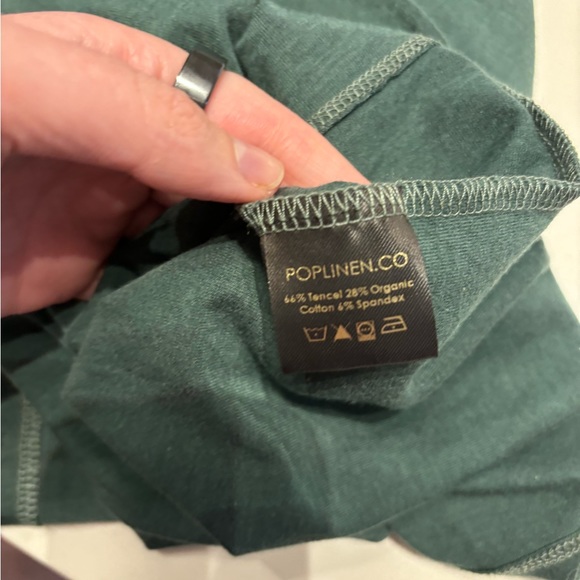 Pop linen / For Days Sophie Tank Jersey Dress in Pine, size XL - Picture 4 of 10